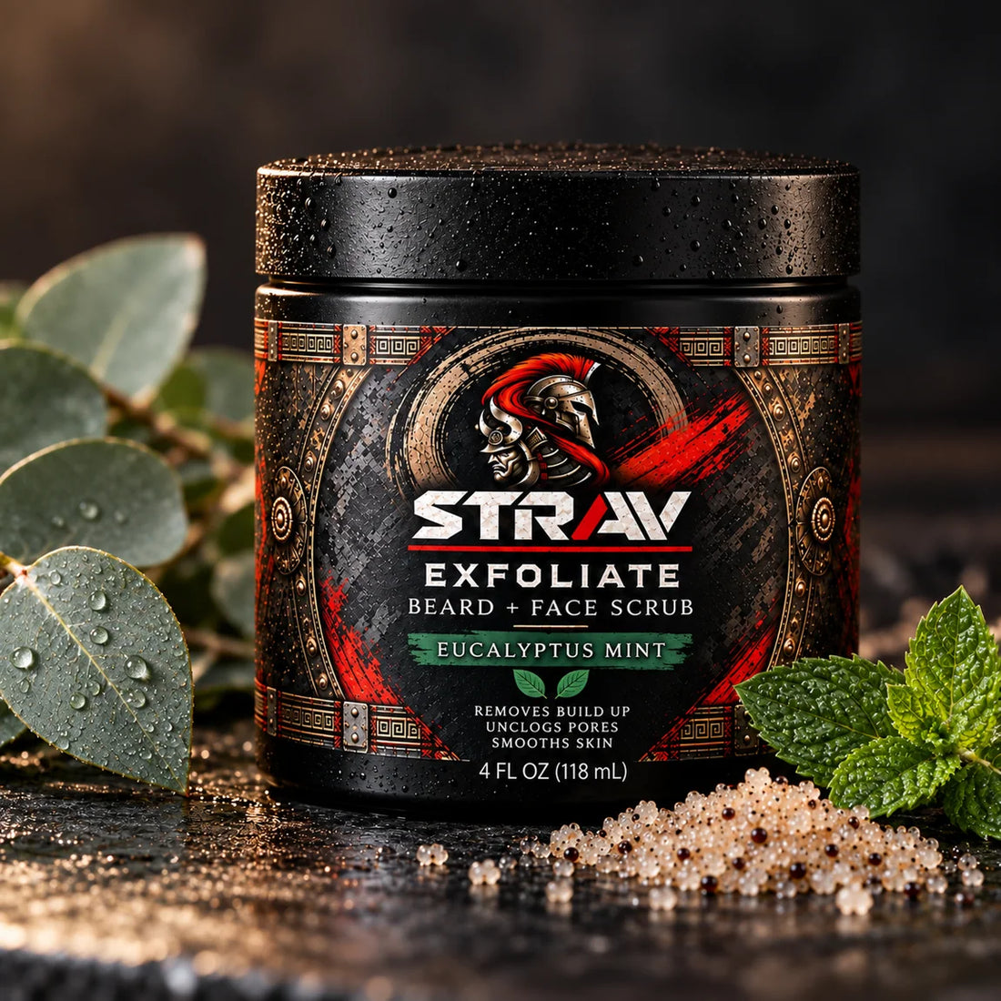 STRAV EXFOLIATE — Eucalyptus Mint