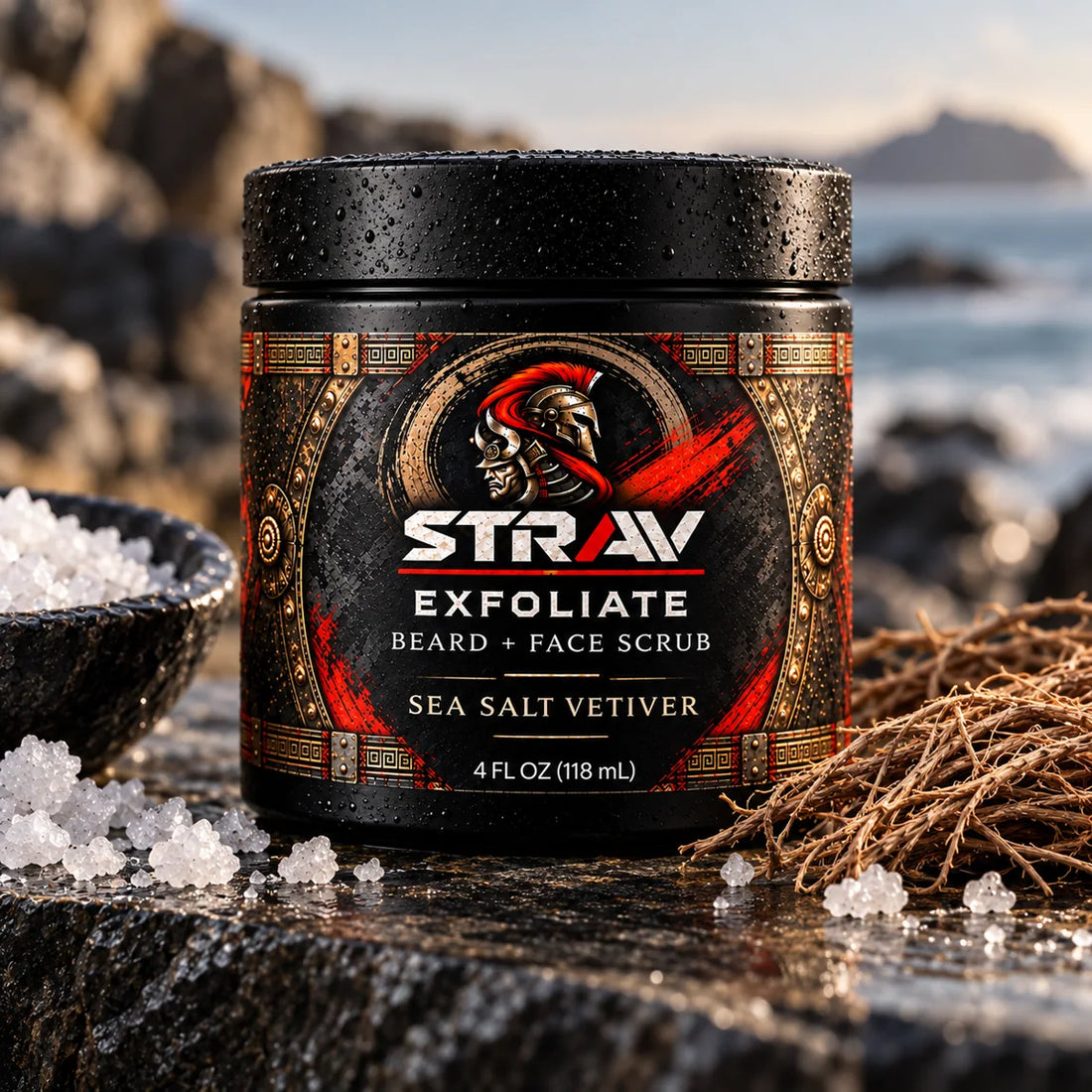 STRAV EXFOLIATE — Sea Salt Vetiver